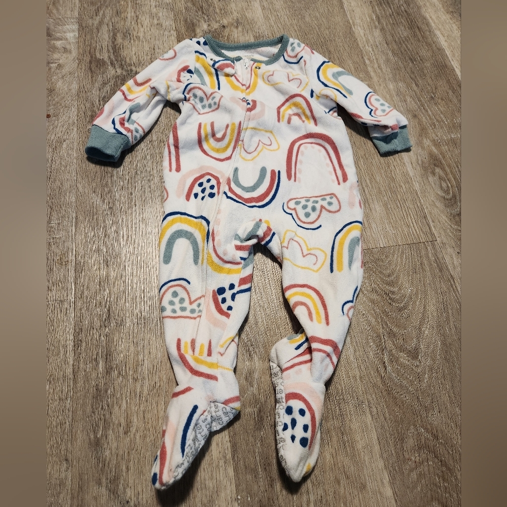 Carter's Colorful Rainbow Footie